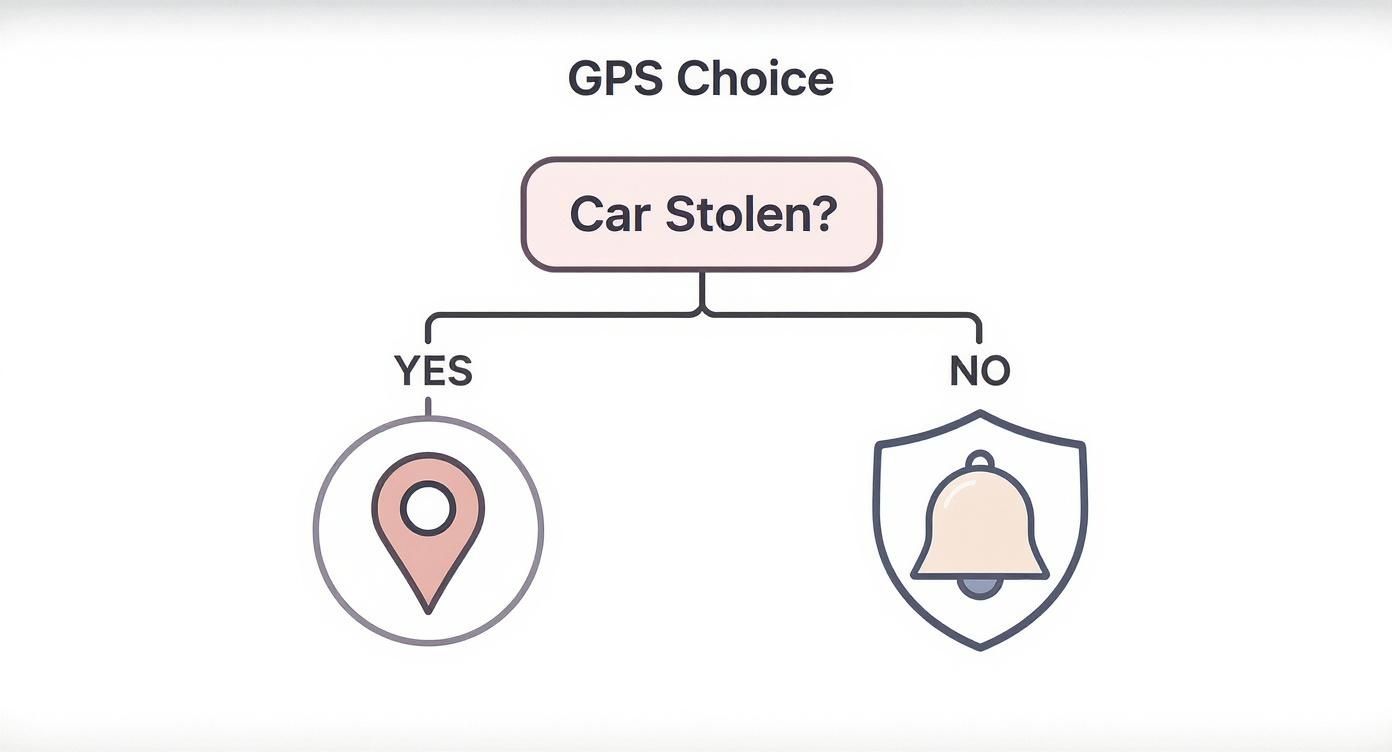 Infographic about car theft prevention devices