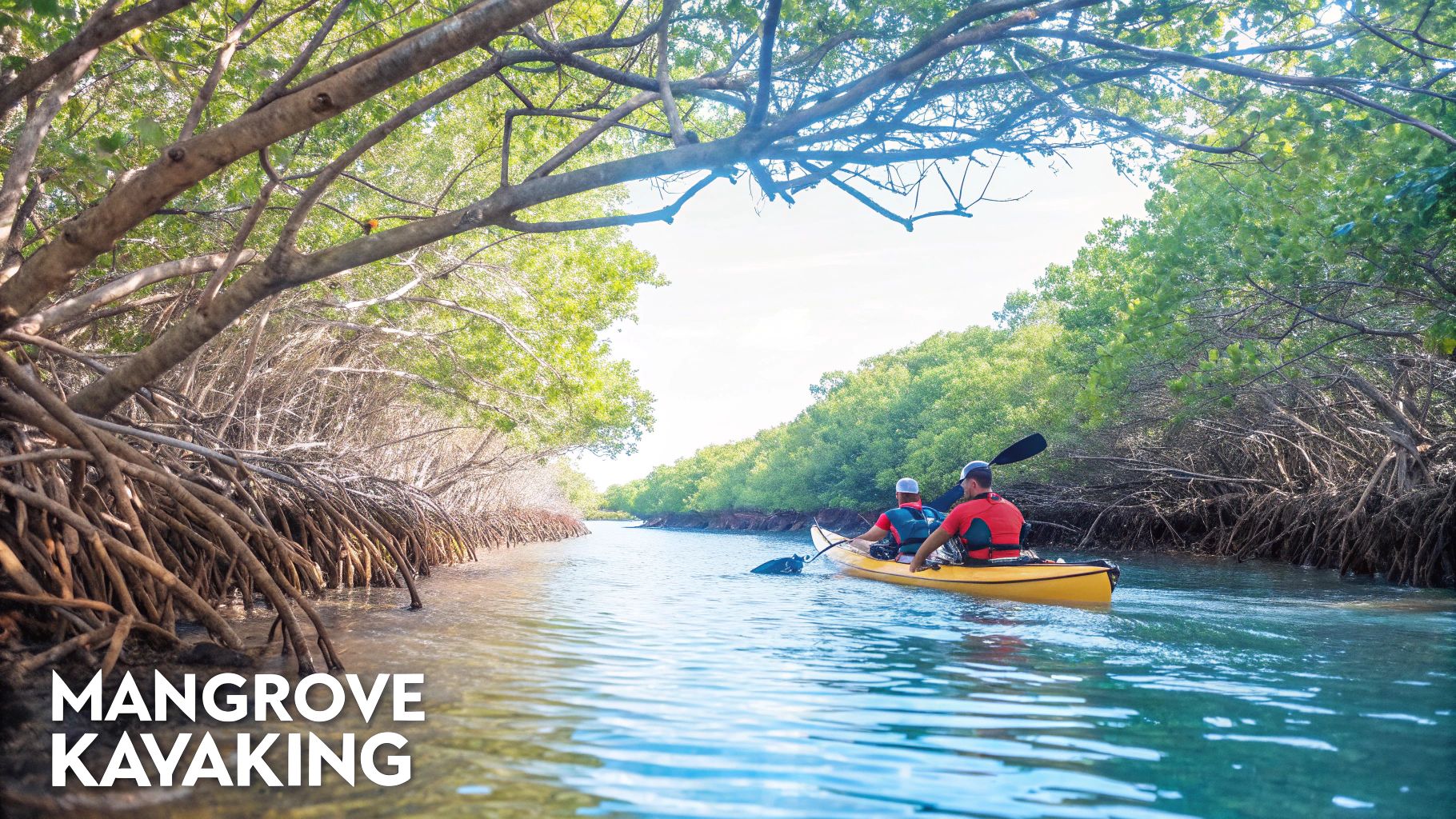 Kayaking Through Mangrove Tunnels