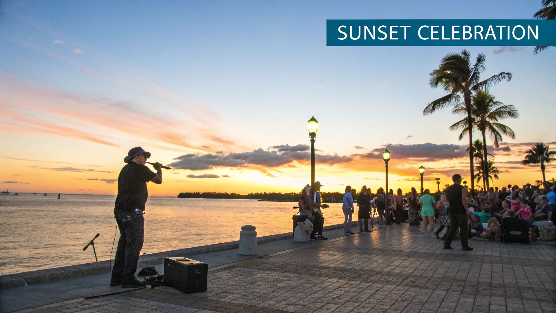Key West Sunset at Mallory Square
