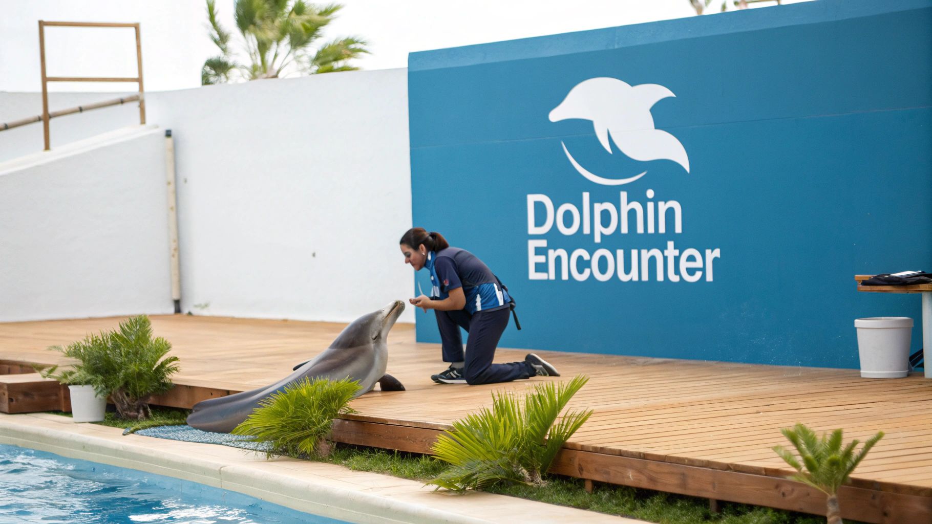 Swimming with Dolphins at Dolphin Research Center