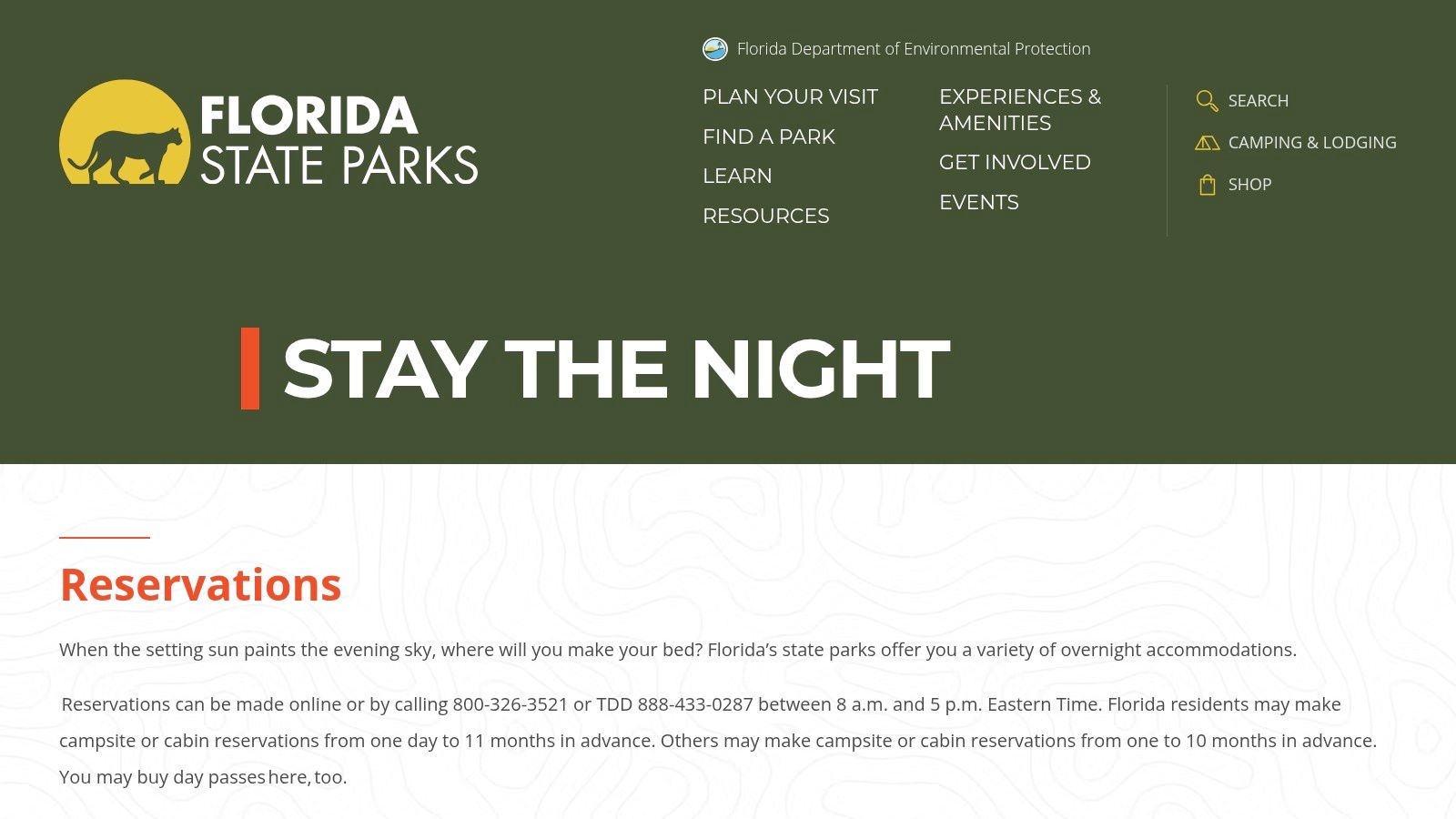 Florida State Parks – Keys Camping, Cabins, Day Use (Official)