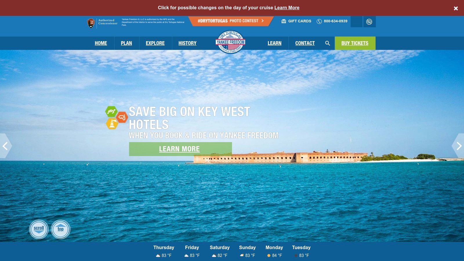 Yankee Freedom – Dry Tortugas National Park Ferry (Official Concessioner)
