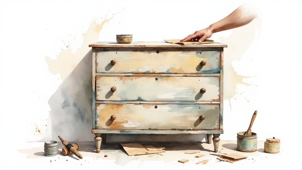 Distressing Furniture How To Get That Perfect Vintage Look