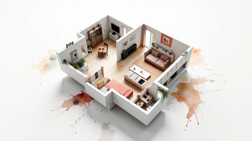 What Is a Rendered Floor Plan?