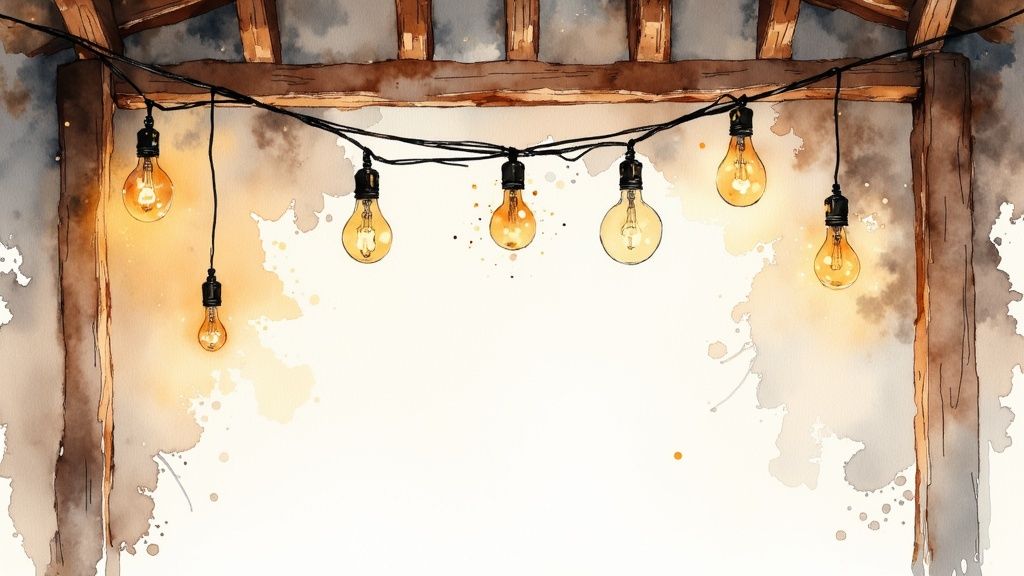 Fairy Light and Edison Bulb Installations