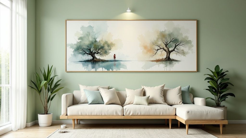 Infographic showing key data about Sage Green (Muted Nature-Inspired)