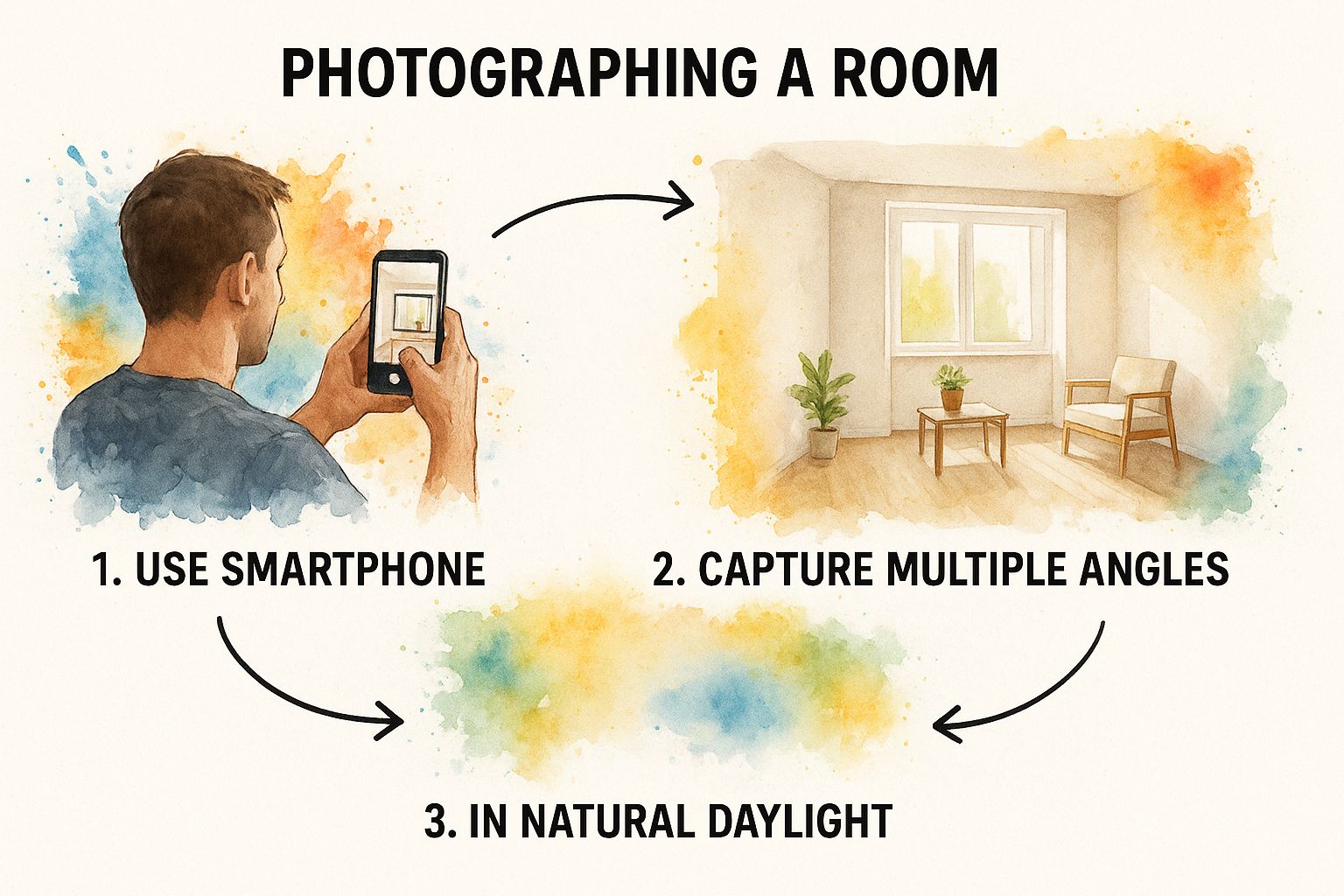 Infographic about ai app for interior design