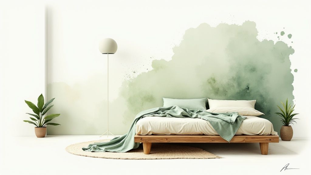 Warm Sage Green Oasis