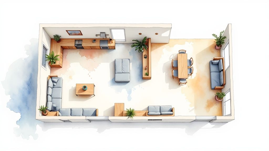 The Social Hub: Mastering the Open Floor Plan