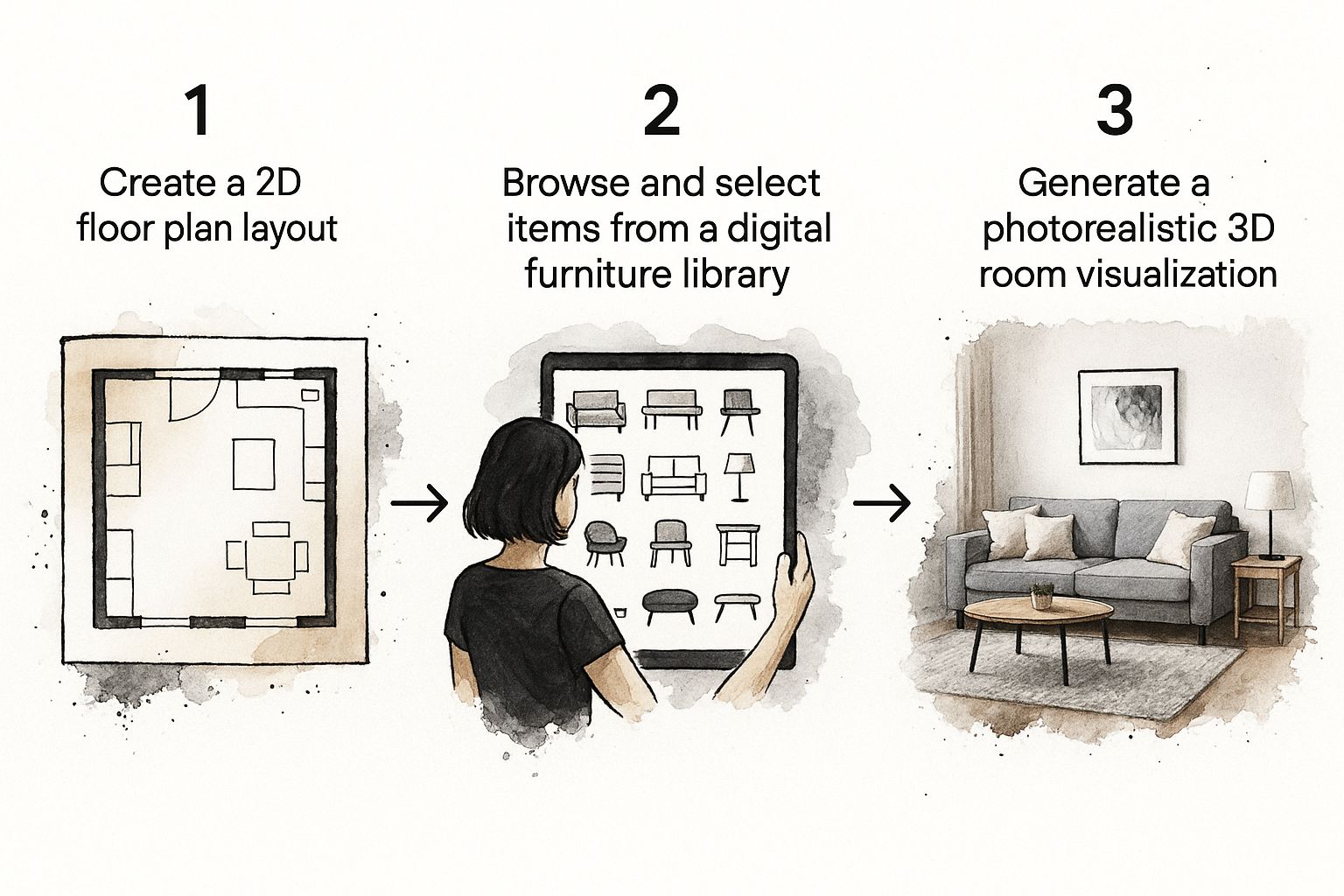 Infographic about interior design software for beginners