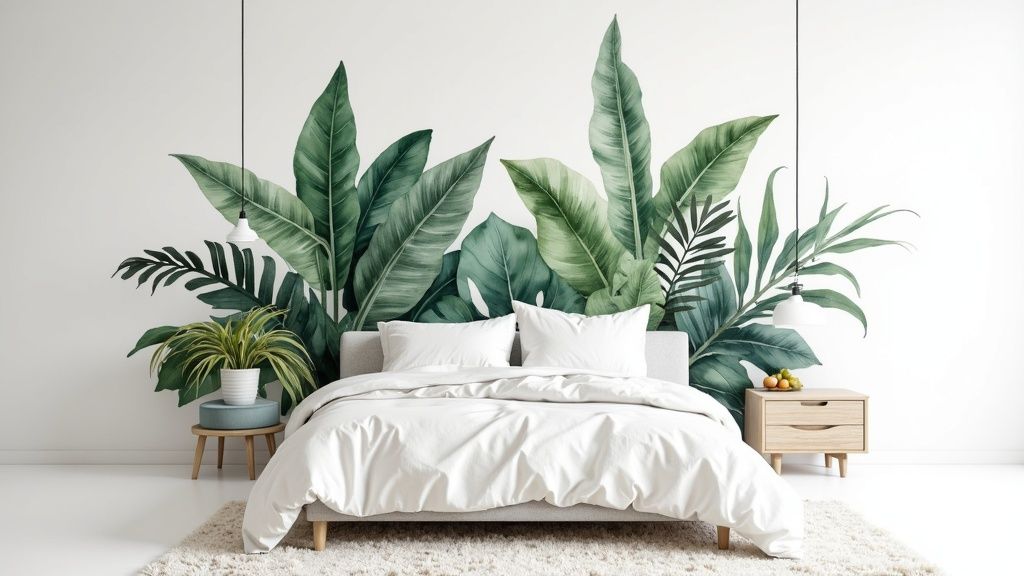 Tropical Botanical Wallpaper and Wall Murals