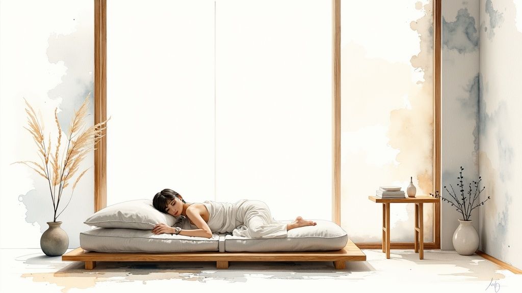 The Japanese Minimalist Studio Layout