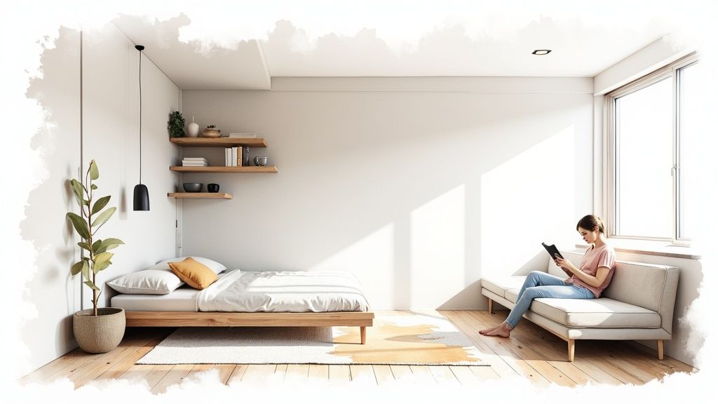 Studio Apartment - Open Concept Layout