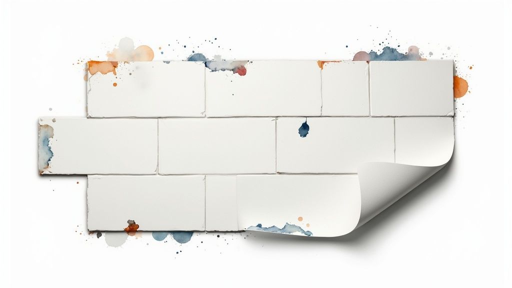 Peel-and-Stick Tile Backsplashes
