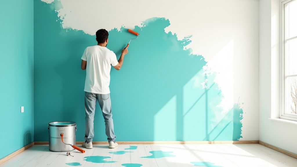 Paint a Feature Wall: paint a feature wall with easy steps for a pro DIY finish