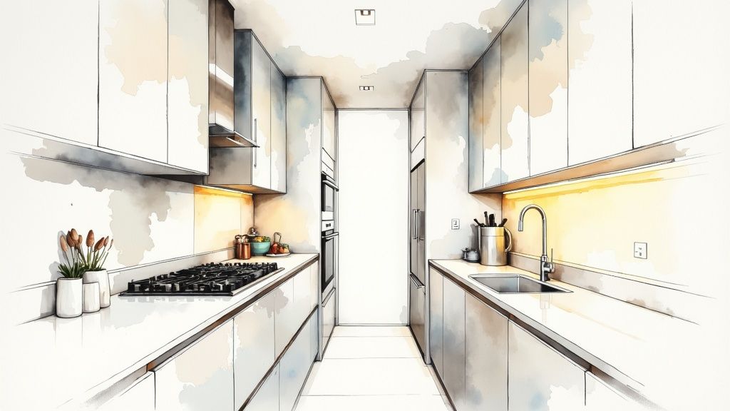 Galley Kitchen Layout