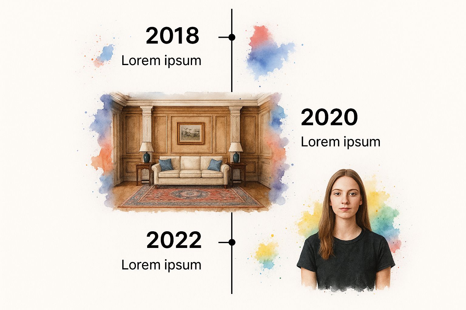 Infographic about colonial revival interior design