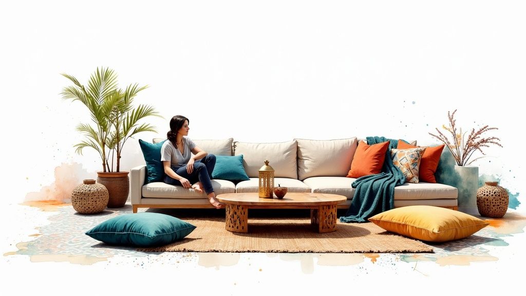 Create Your Moroccan Style Living Room