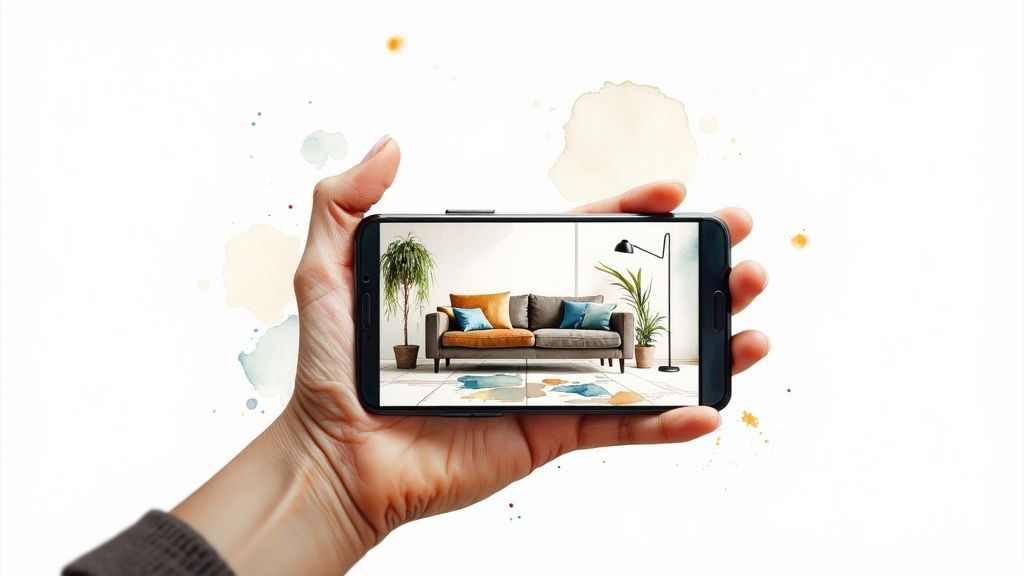 Using an AI App for Interior Design