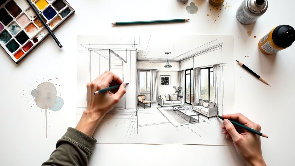 Your Guide to the Interior Design Sketch