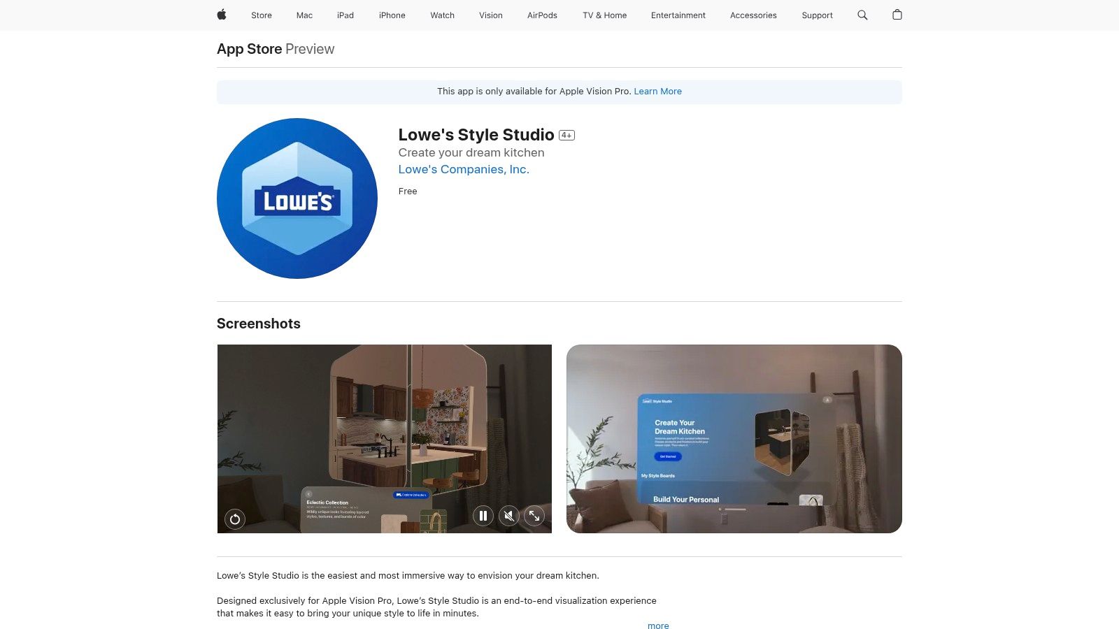 Lowe’s Style Studio