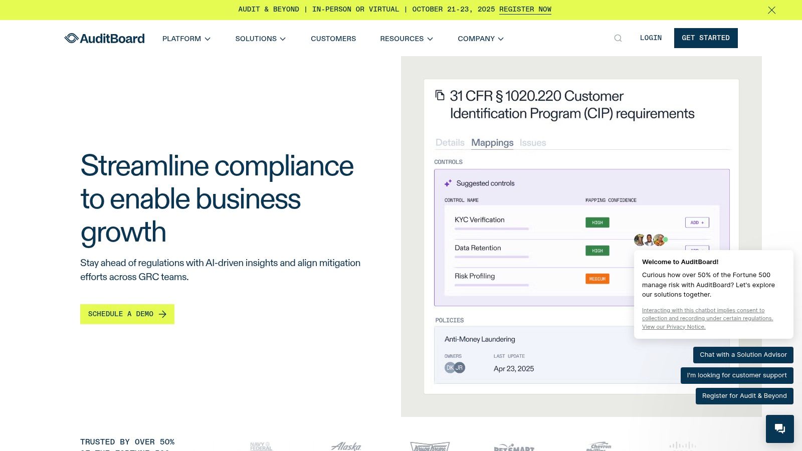 AuditBoard – Compliance Management (CrossComply)
