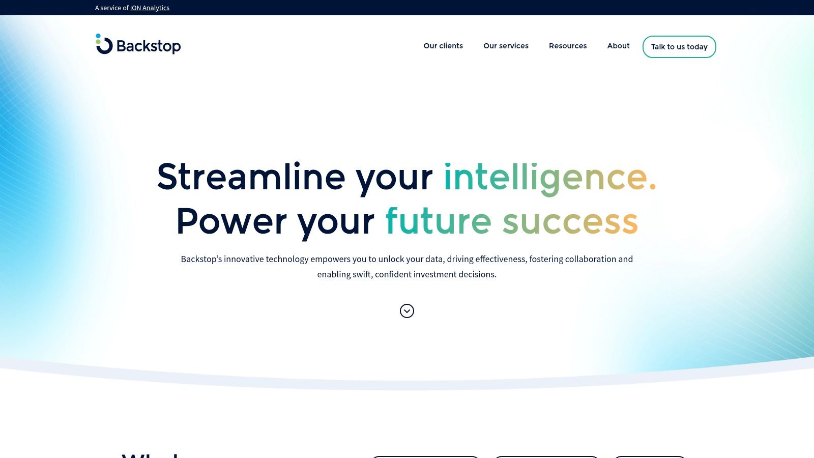 Backstop Solutions (ION Analytics)