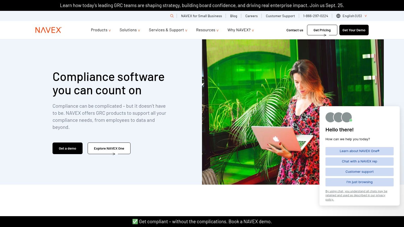NAVEX One – Compliance Software (plus Compliance Essentials bundles)
