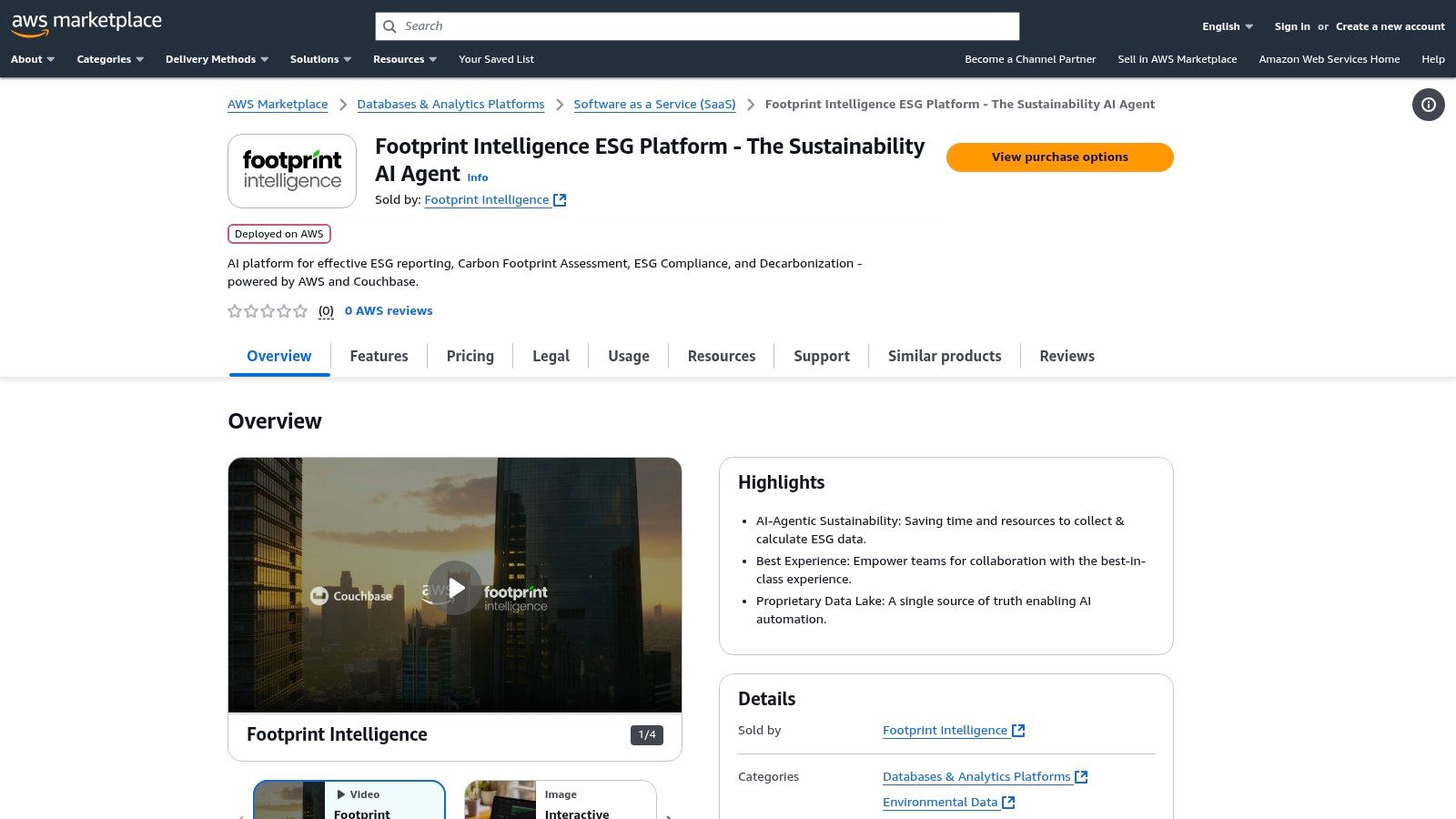 Footprint Intelligence ESG Platform