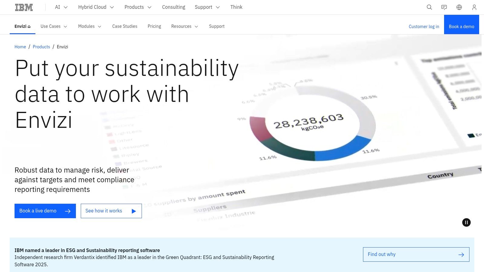 IBM Envizi ESG Suite