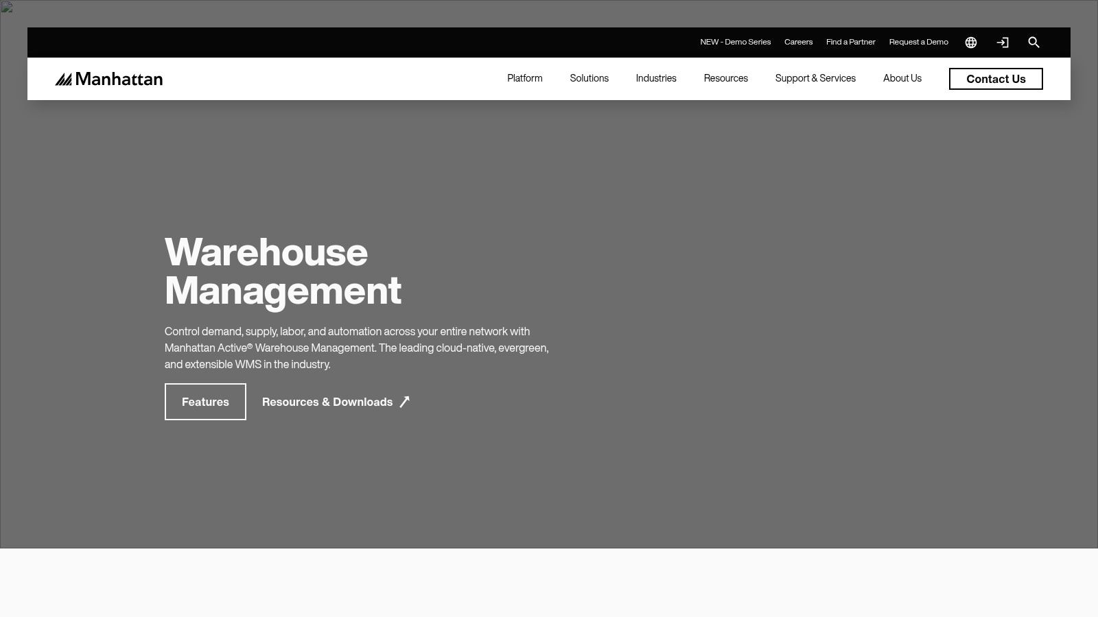 Manhattan Active Warehouse Management