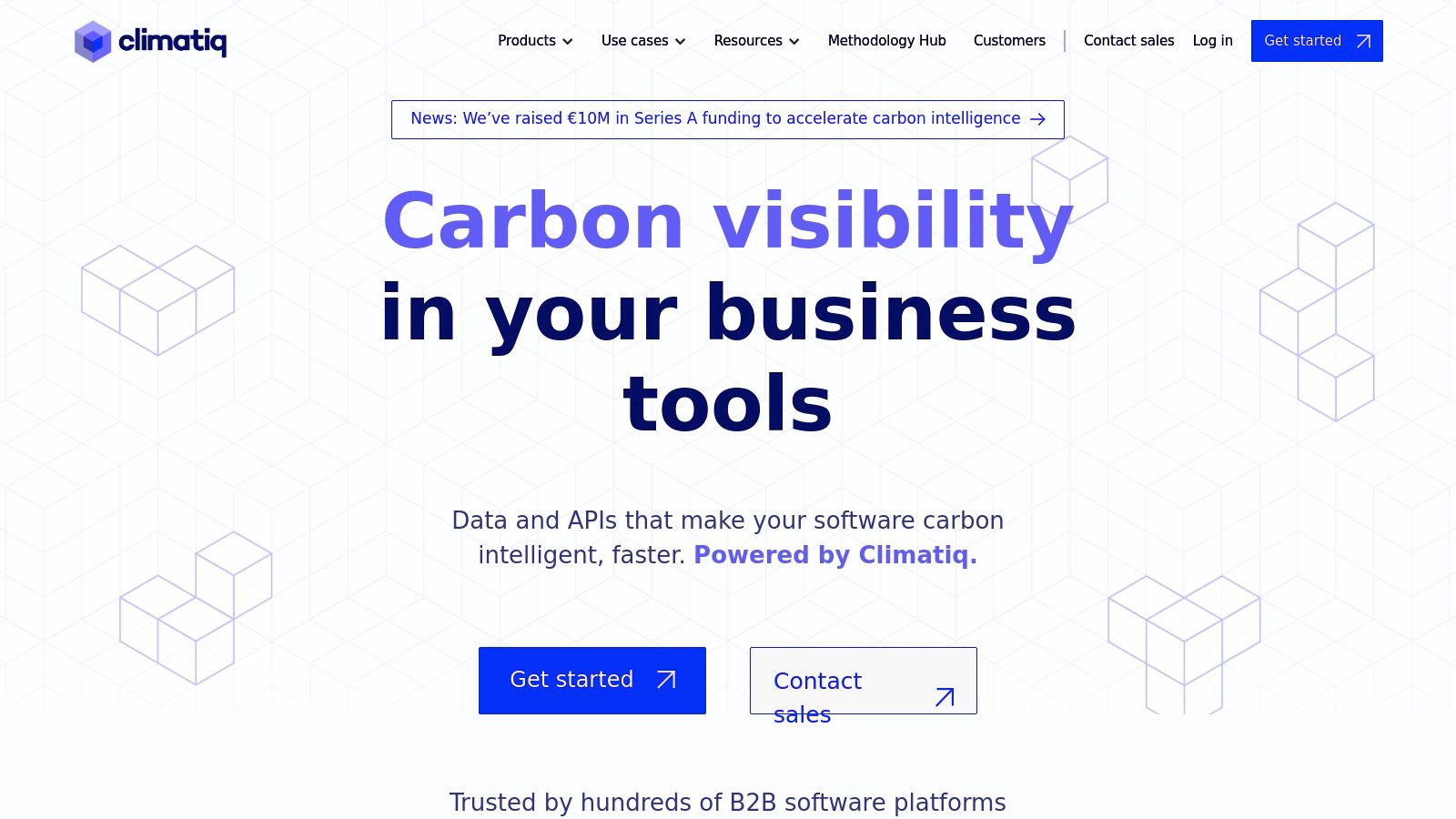 Climatiq (API, Excel/Sheets add-ins)