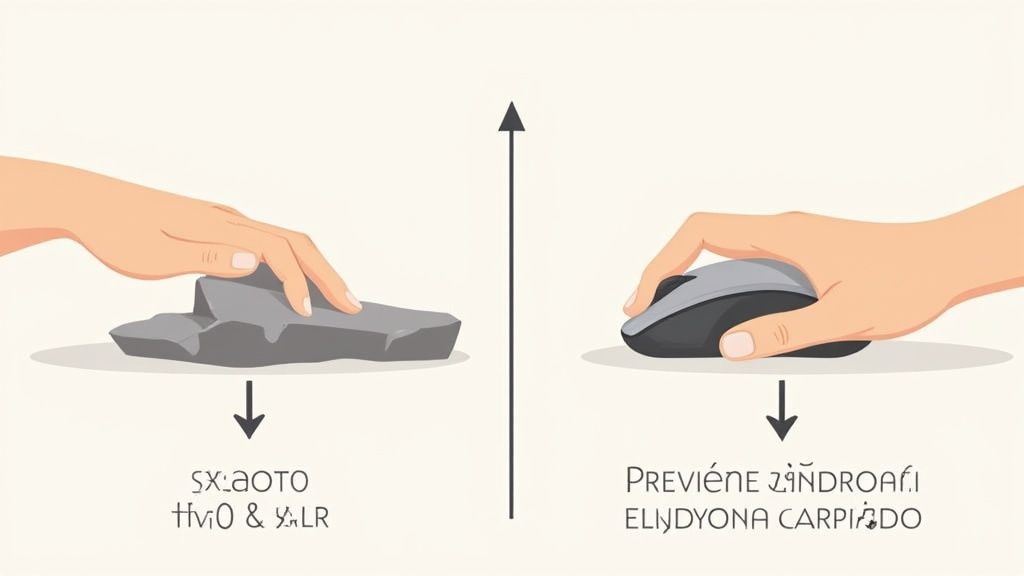Soporte ergonómico para muñeca