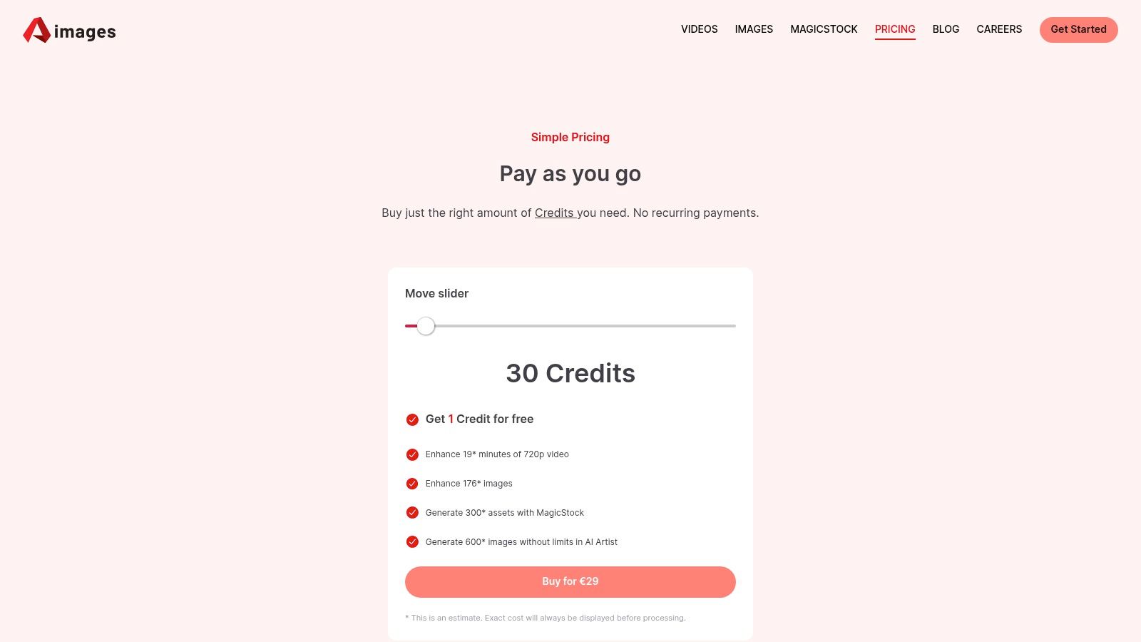 Aimages.ai — Online AI Video Upscaler/Enhancer