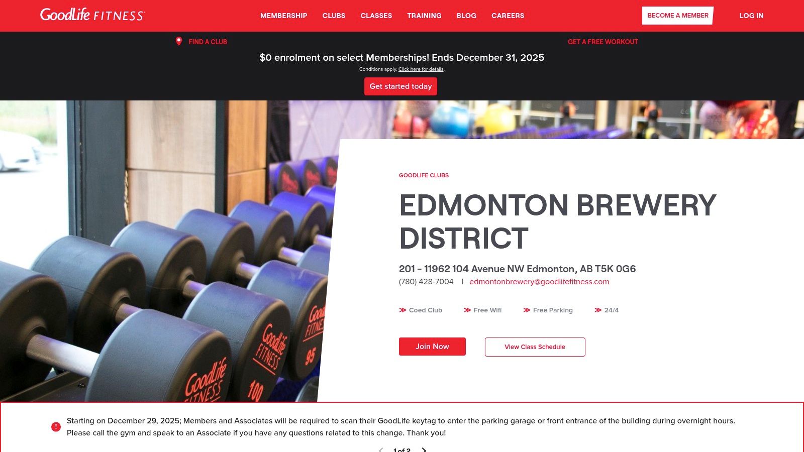 GoodLife Fitness (Edmonton clubs)
