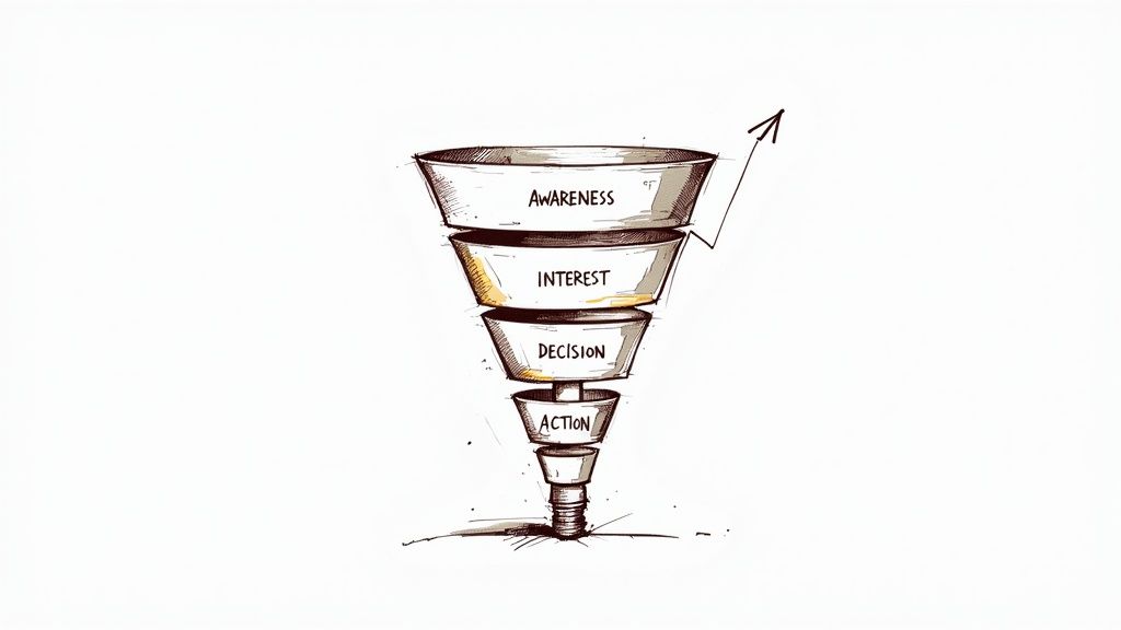 Person analyzing charts and graphs on a digital screen, representing the foundational work of scaling Facebook ads.