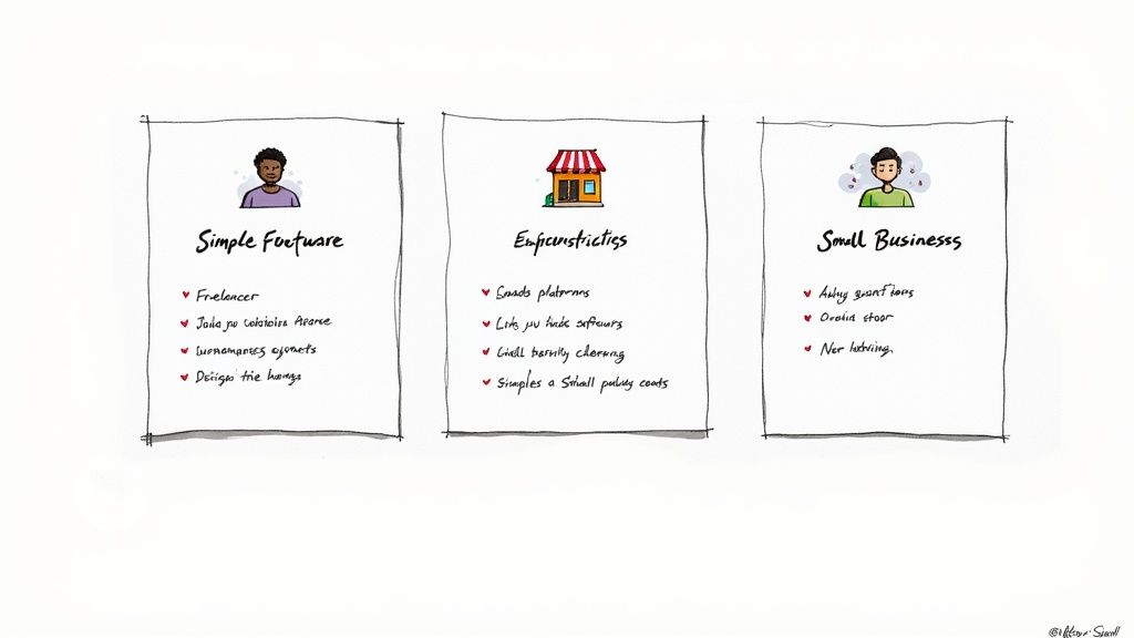 A split-screen view showing different SEO software dashboards, symbolizing a direct comparison.