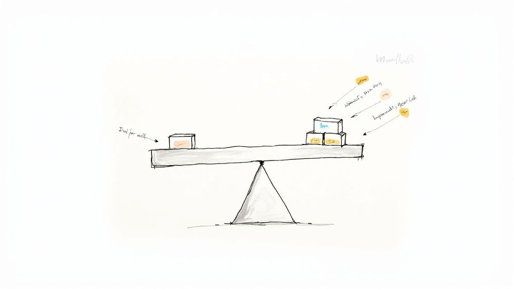 A person working on a laptop with charts and graphs showing business growth and increased profits.