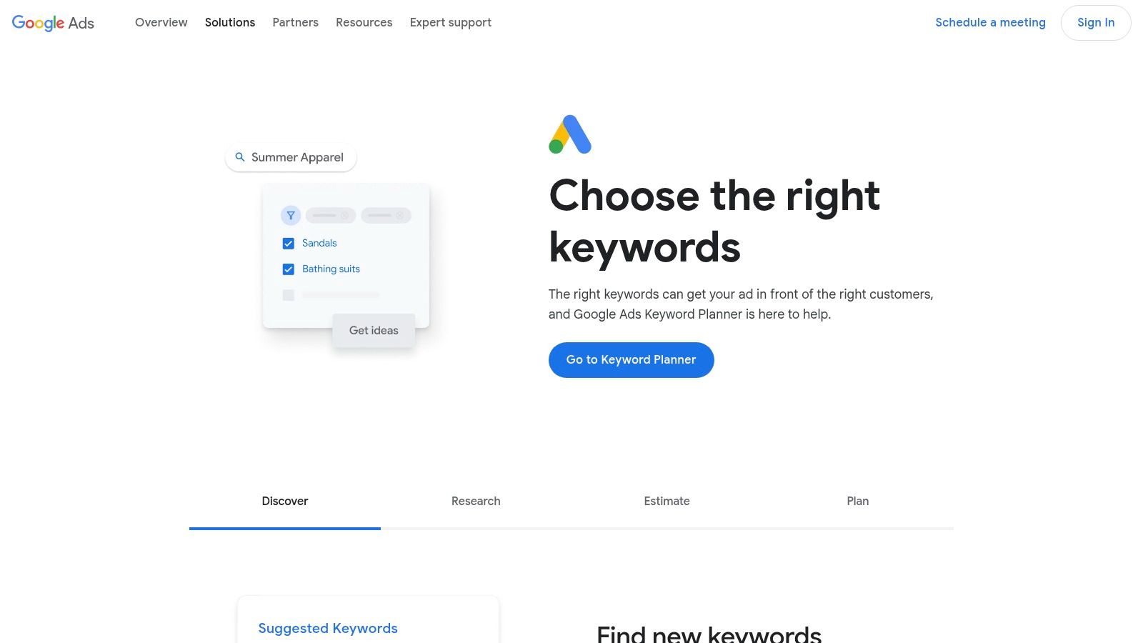 Google Keyword Planner