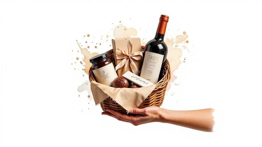 Artisanal Gift Basket with Premium Items