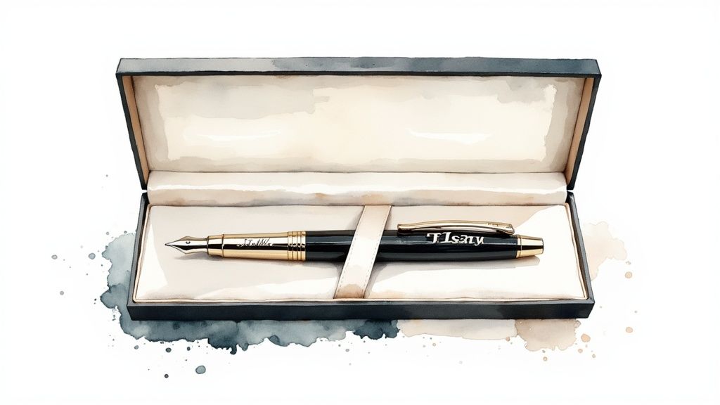 Engraved Pen Set (Luxury Writing Instruments)