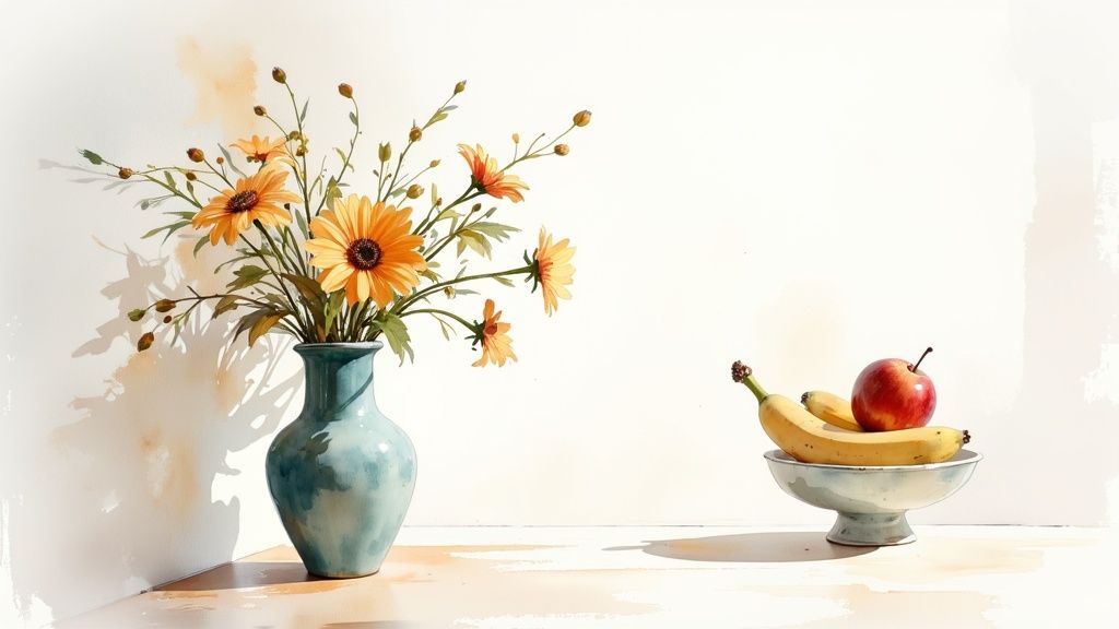 A bouquet of flowers sitting in a cool, well-lit room away from direct sunlight