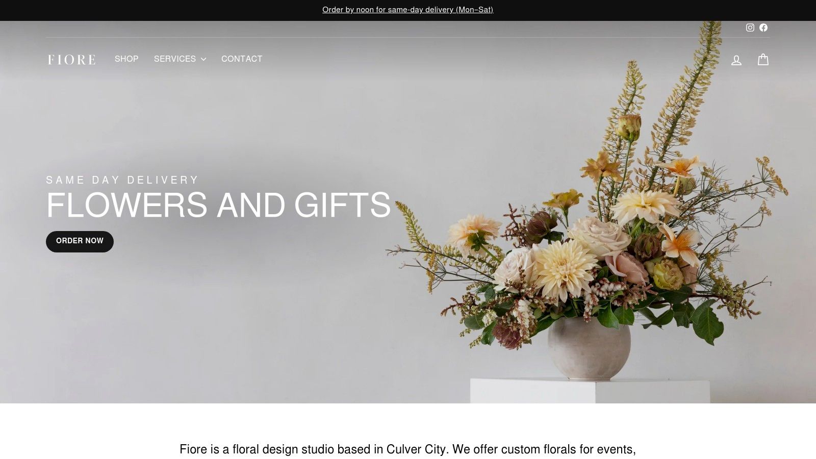 Fiore's artisanal floral arrangements and gift boxes make a sophisticated statement for employee appreciation.