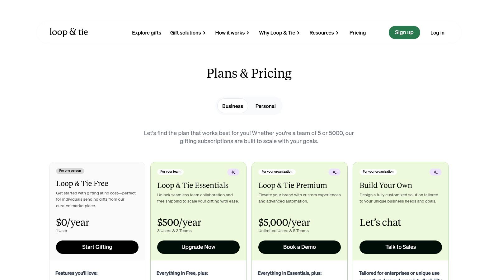 Loop & Tie – Choice-Based Corporate Gifting