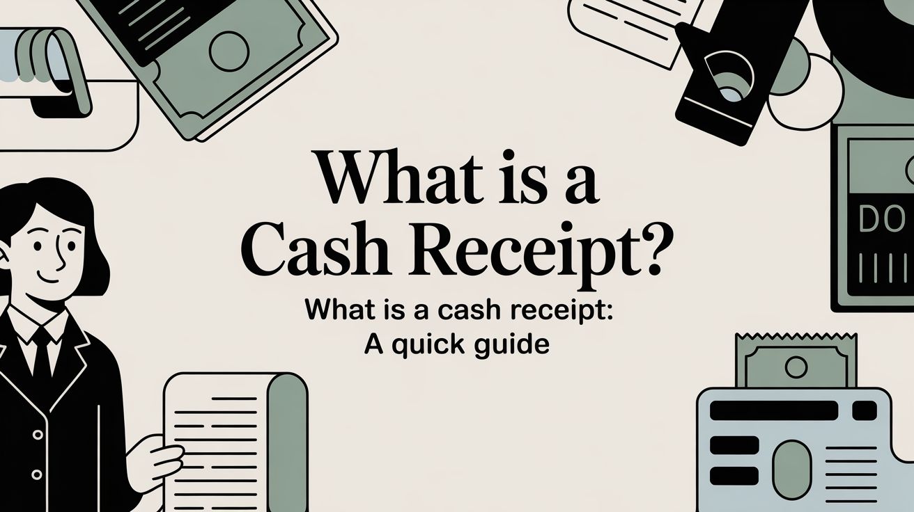 What Is a Cash Receipt? A Quick Guide