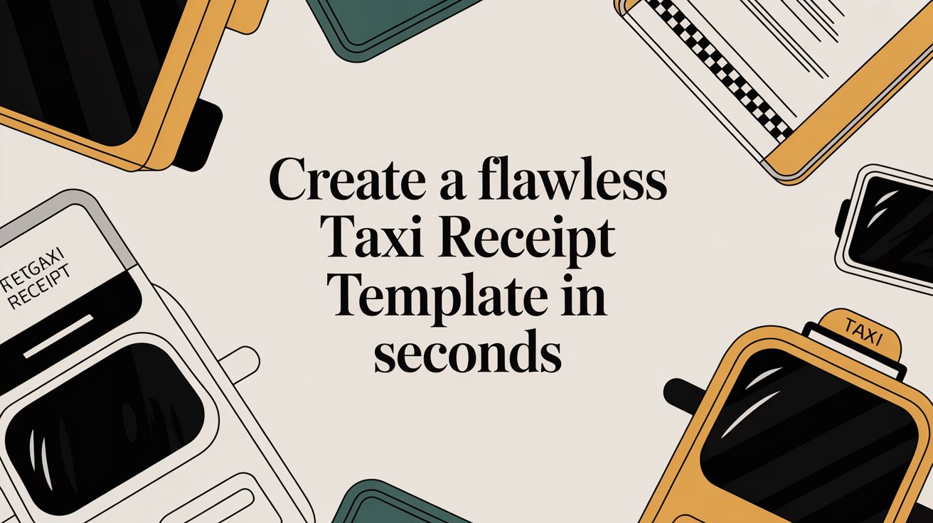 Create a Flawless Taxi Receipt Template in Seconds