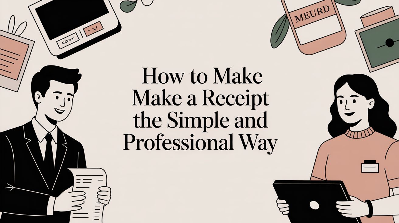 How to Make a Receipt The Simple and Professional Way