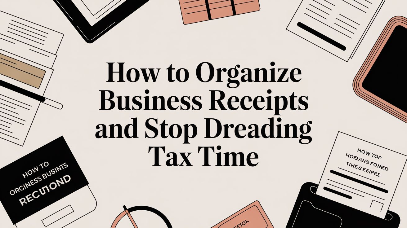 How to Organize Business Receipts and Stop Dreading Tax Time