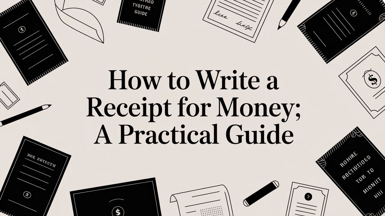 How to Write a Receipt for Money: A Practical Guide
