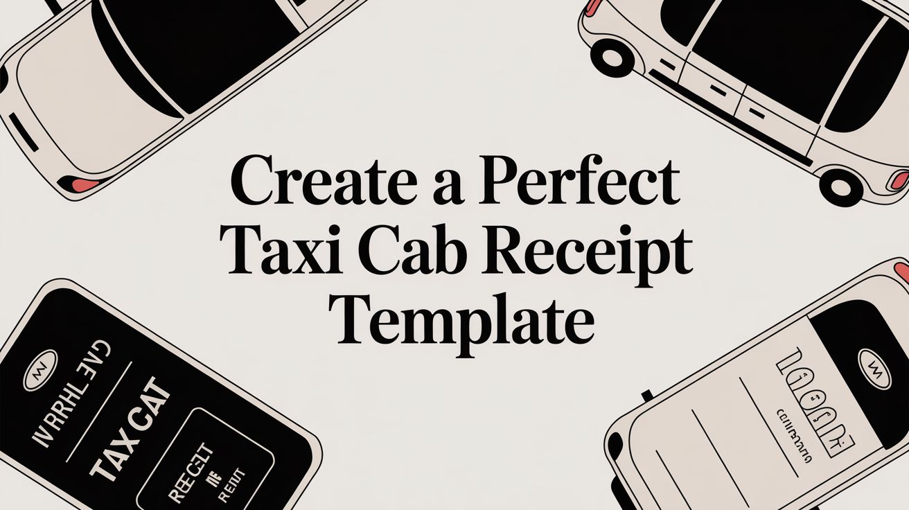 Create a Perfect Taxi Cab Receipt Template